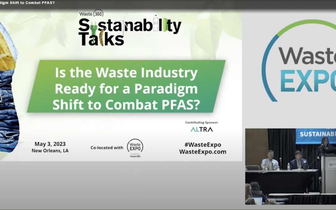 Is the Waste Industry Ready for a Paradigm Shift to Combat #PFAS? #WasteExpo with Martin Bureau