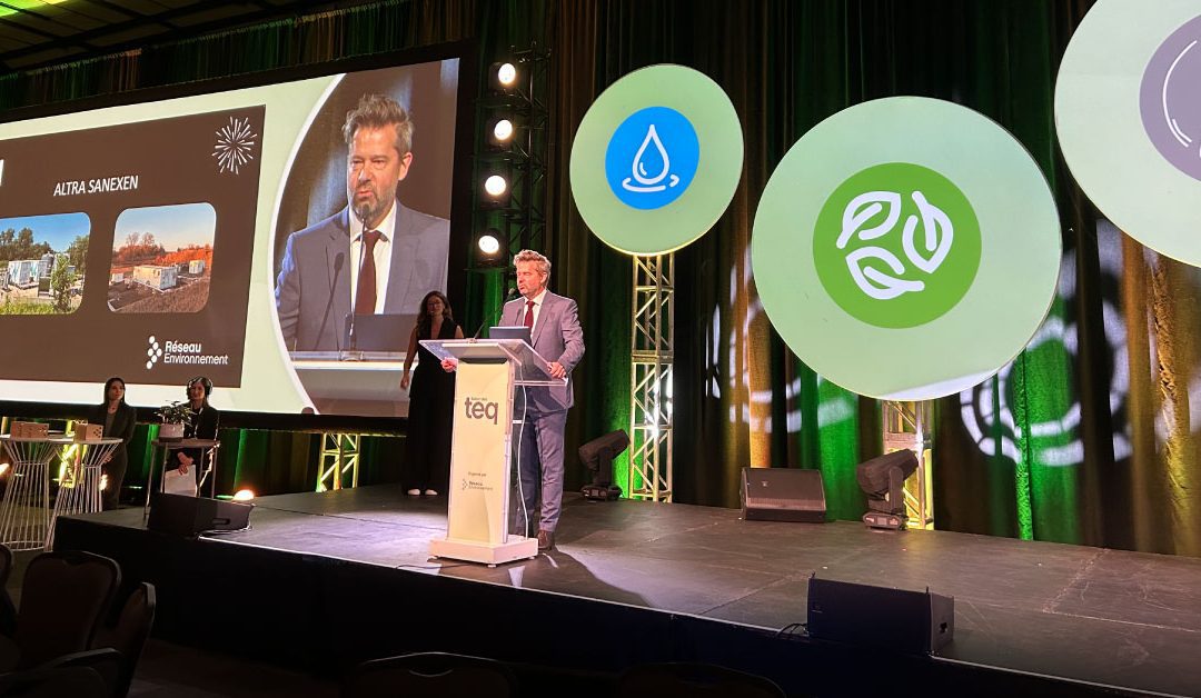 ALTRA | SANEXEN wins the Water Sector Distinction Award from Réseau Environnement
