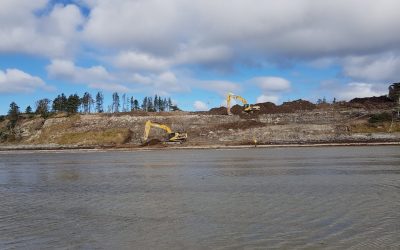 Nettoyage et réhabilitation de l’ancien dépotoir du Cap-Blanc, Île d’Anticosti